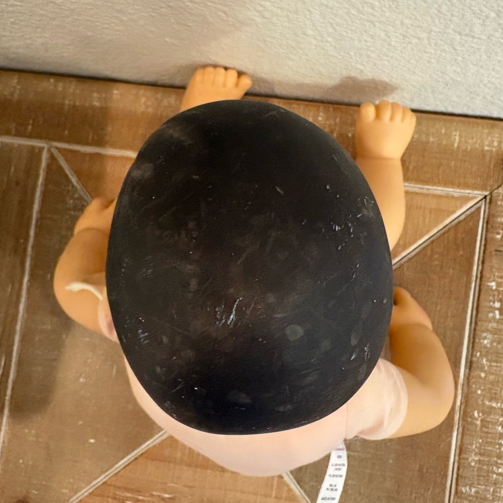 BITTY BABY DARK EYES MED SKIN BLACK HAIR NUDE DOLL 2014 PA-11392 Play Condition - Picture 7 of 12